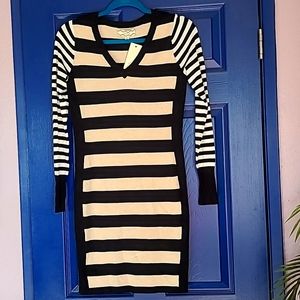 Knit dress long sleeve M